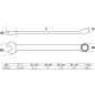 Clé Mixte Extra Longue 18 mm - Acier Résistant - Précision et Confort d Utilisation, Zones Difficiles - D-Work Clé Mixte Extra Longue 18 mm - Acier Résistant - Précision et Confort d Utilisation, Zones Difficiles - D-Work