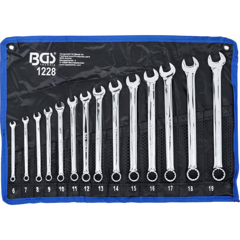 Clé Mixte Extra Longue 6 mm - Acier Résistant - Précision et Confort d Utilisation - BGS