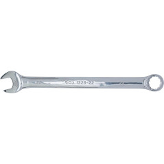 Clé Mixte Extra Longue 22 mm - Précision et Confort d Utilisation, Zones Difficiles, Acier Résistant - D-Work