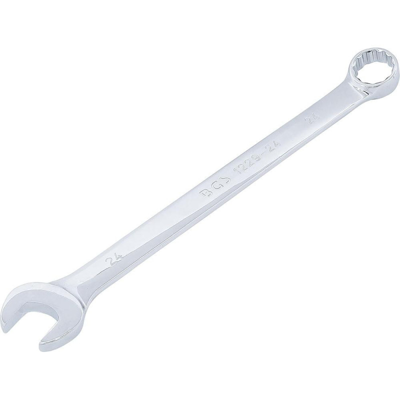 Clé Mixte Extra Longue 24 mm - Acier Résistant - Précision et Confort d Utilisation - BGS
