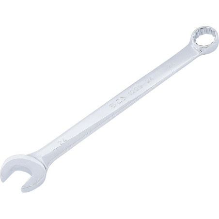 Clé Mixte Extra Longue 24 mm - Précision et Confort d Utilisation, Zones Difficiles - Acier Résistant - D-Work