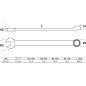 Clé Mixte Extra Longue 27 mm - Acier Résistant - Précision et Confort d Utilisation, Zones Difficiles - D-Work Clé Mixte Extra Longue 27 mm - Acier Résistant - Précision et Confort d Utilisation, Zones Difficiles - D-Work