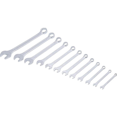Jeu de Clés Mixtes 6-22 mm - 12 pcs - Acier Résistant et Précision Professionnelle - D-Work