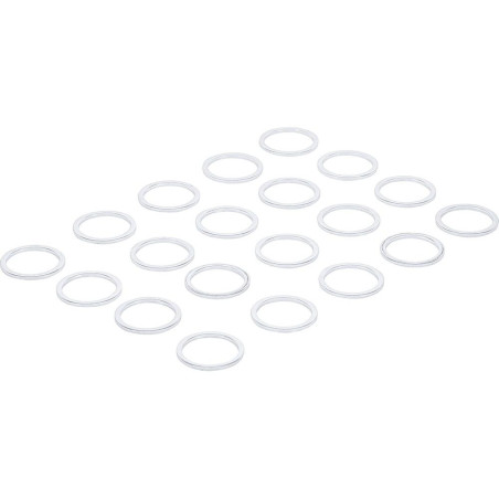 Assortiment de Joints d Étanchéité 20 Pièces Ø17/20,5 mm - - Étanchéité Fiable et Pratique - BGS