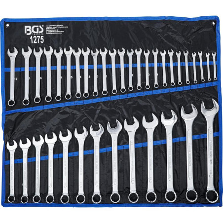 Jeu de Clés Mixtes 6-32 mm - 37 pcs, Acier Résistant et Précision Professionnelle - D-Work