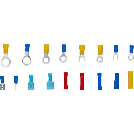 Assortiment de Cosses 360 pcs - Connectique Électrique Polyvalente et Pratique, Pro - D-Work
