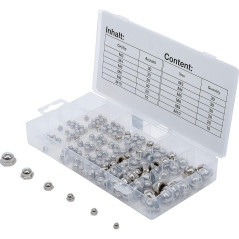Assortiment de Rivets Pop 150 Pièces - Acier, Ø3.2 à 4.8 mm - Fixation Solide et Polyvalente - BGS