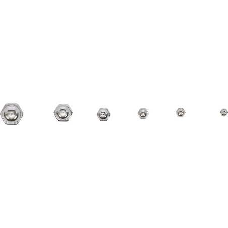 Assortiment de Rivets Pop 150 Pièces - Acier, Ø3.2 à 4.8 mm - Fixation Solide et Polyvalente - BGS
