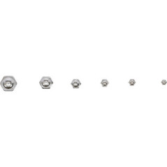 Assortiment de Rivets Pop 150 Pièces - Acier, Ø3.2 à 4.8 mm - Fixation Solide et Polyvalente - BGS