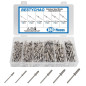 Assortiment de Rivets Pop 150 Pièces - Acier, Ø3.2 à 4.8 mm - Fixation Solide et Polyvalente - BGS