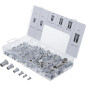 Assortiment d Écrous Rivets Aluminium 150 Pièces - Léger et Résistant - - BGS
