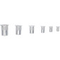 Assortiment d Écrous Rivets Aluminium 150 Pièces - Léger et Résistant - - BGS