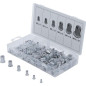 Assortiment d Écrous Rivets Aluminium 150 Pièces - Léger et Résistant - - BGS