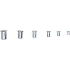 Assortiment d Écrous Rivets Aluminium 150 Pièces - Léger et Résistant - - BGS
