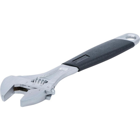 Clé à Molette avec Poignée Plastique - Ouverture Max 30 mm - Prise Ferme et Confort d Utilisation - D-Work