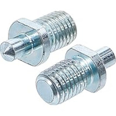 Paire de Tenons D.4 mm - Fixation Précise et Durable, Acier - D-Work