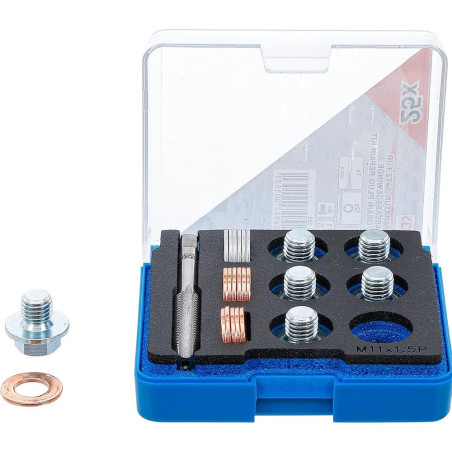 Kit de Réparation pour Carters M11 x 1,5 mm - Complet et Pratique - Réparation Fiable et Durable - BGS