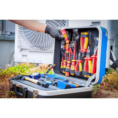 Caisse à Outils pour Refroidissement et Climatisation - 86 Pièces - Kit Complet et Organisé - BGS