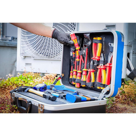 Caisse à Outils pour Refroidissement et Climatisation - 86 Pièces - Kit Complet et Organisé - BGS
