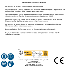 Grignoteuse 240 mm - Outil de Coupe Précis et Robuste, Acier - D-Work