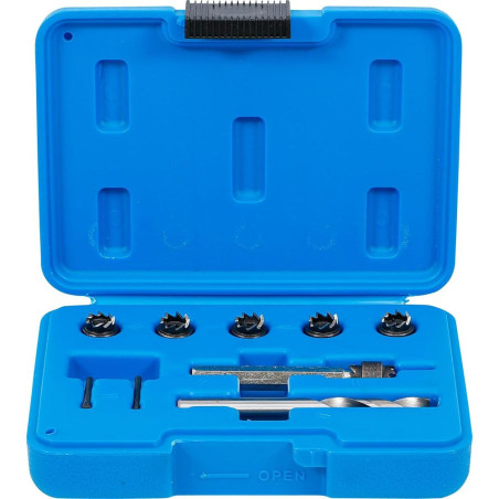 Jeu de Fraises à Dépointer 10 pcs - Pro, Acier, Précision et Durabilité - D-Work