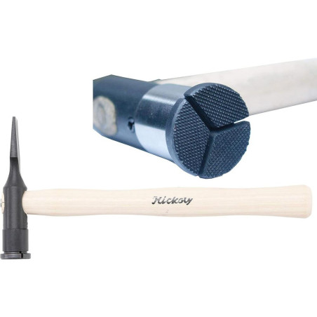 Marteau à Riffler de Débosselage 225 g - - Précision et Maniabilité - BGS