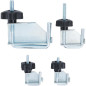 Assortiment de 4 Pinces pour Durites - Acier, Précision et Robustesse - - BGS