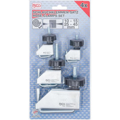 Assortiment de 4 Pinces pour Durites - Acier, Précision et Robustesse - - BGS