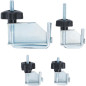 Assortiment de 4 Pinces pour Durites - Acier, Précision et Robustesse - - BGS