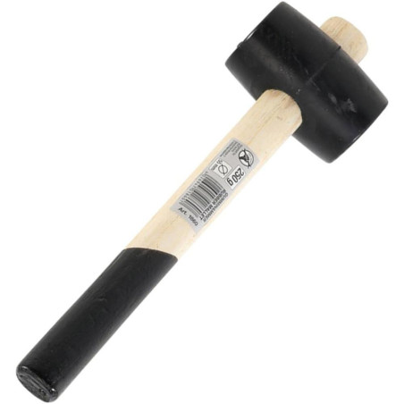 Maillet Caoutchouc Tête Ø55 mm - - Usage Polyvalent et Protection des Surfaces - BGS