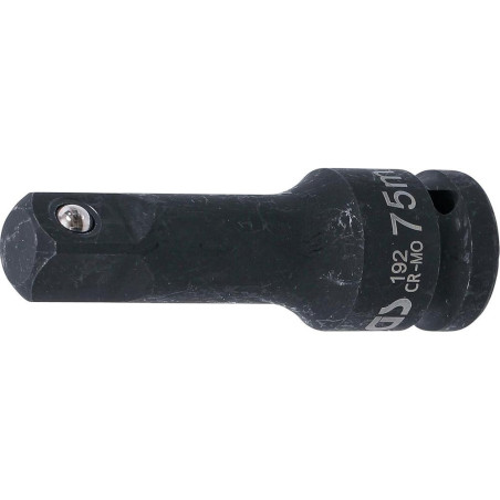 Rallonge à Choc 12,5 mm (1/2) 75 mm - Utilisation Professionnelle, Zones Difficiles, Acier Résistant - D-Work
