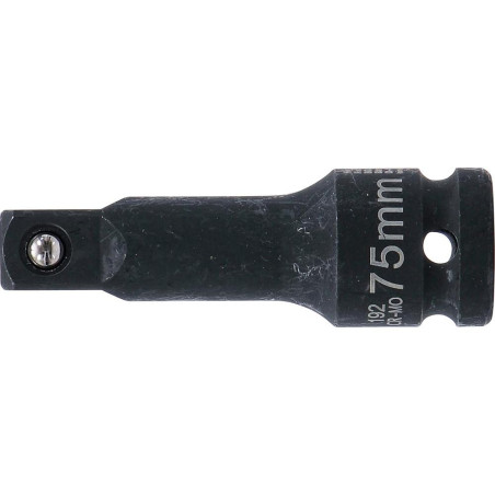 Rallonge à Choc 12,5 mm (1/2) 75 mm - Acier Résistant - Utilisation Professionnelle, Zones Difficiles - D-Work
