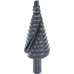 Foret Étagé 6-30 mm - Acier, Polyvalent et Précis, Plastique, Pro - D-Work