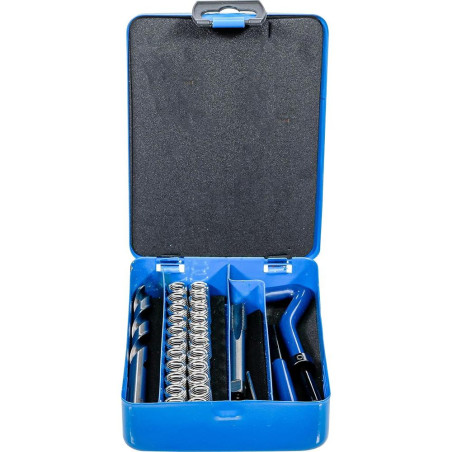 Kit de Réparation de Filets M10 x 1,5 - 29 Pièces - Réparation Précise et Durable - - BGS