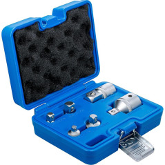 Jeu d Adaptateurs de Douilles 6 pcs - Acier Résistant - Compatibilité et Polyvalence, Pro - D-Work