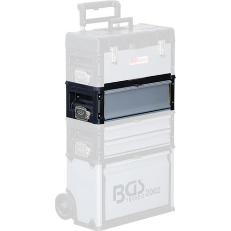 Extension de Trolley - 25,5x18x50 cm - Acier Robuste - Augmente la Capacité de Transport - BGS