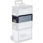 Supplément de Caisse à Outils à Coque Dure 2 Tiroirs - Dimensions 21x27.2x52.9 cm - Rangement Robuste et Pratique - BGS