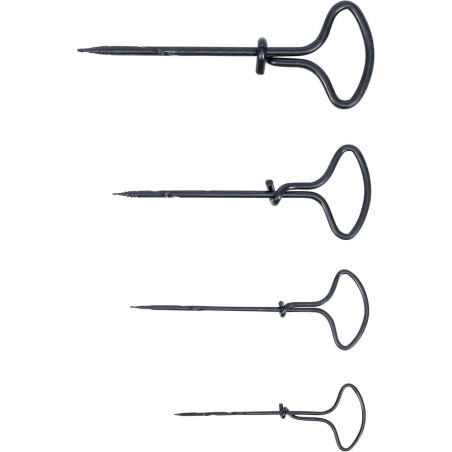 Jeu de Forets à Main 2,5-5 mm - 4 pcs - Acier Durable - Perçage Précis et Polyvalent, Pro - D-Work