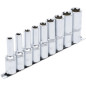 Jeu de Douilles Profil E Longues 12,5 mm (1/2) E10 - E24 - 9 pcs - Précision et Durabilité, Acier - D-Work Jeu de Douilles Profil E Longues 12,5 mm (1/2) E10 - E24 - 9 pcs - Précision et Durabilité, Acier - D-Work