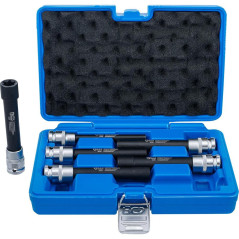 Jeu de Douilles Profil E Extra Longues 12,5 mm (1/) E10 - E20 - 6 pcs - Précision et Accessibilité - D-Work