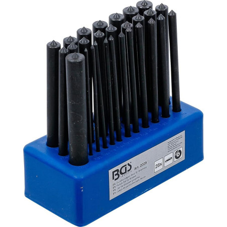 Jeu de Chasses Goupilles 28 pcs, Acier, Résistantes et Précises, Pro - D-Work