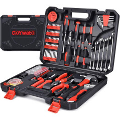 Caisse à Outils 58 Pièces - Dimensions 28,3x6,3x36,9 cm - Matériau Résistant, Pratique et Complète - - BGS