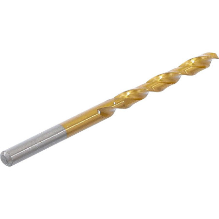 Foret Hélicoïdal HSS-G 4,5 mm - Nitrure de Titane - Précision et Durabilité, Acier - D-Work