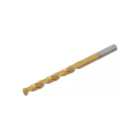 Foret Hélicoïdal 5,5 mm - HSS-G, Nitrure de Titane - Précision et Durabilité, Acier - D-Work