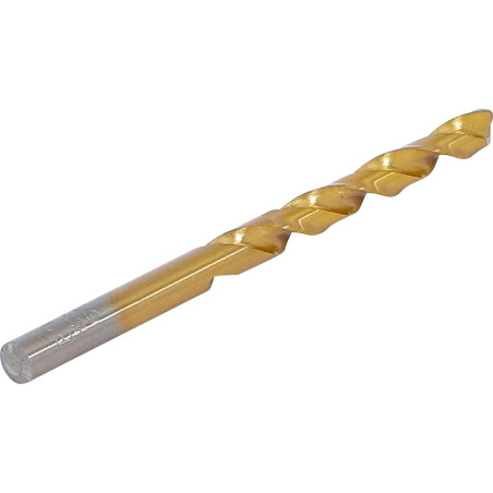 Foret Hélicoïdal 6,5 mm - HSS-G, Nitrure de Titane - Précision et Durabilité - BGS