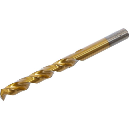 Foret Hélicoïdal 8 mm - Précision et Durabilité, Acier, Pro - HSS-G, Nitrure de Titane - D-Work