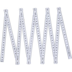 Mètre Pliant 10 Sections 2 m - Compact et Pratique - Mesure Précise et Durable - BGS