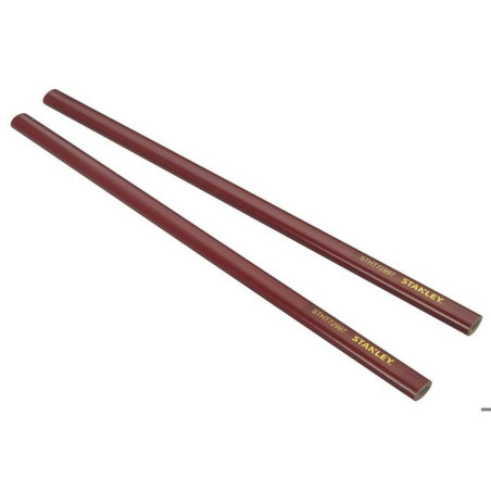 Crayons de Menuisier - Lot de 6 x 250 mm - Bois, Précision et Marquage Durable - BGS