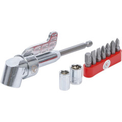 Support d Angle pour Visseuse - Lot de 10 pièces - Précision et Maniabilité Améliorées - BGS