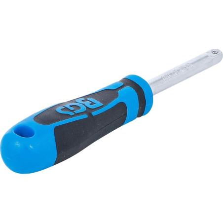 Poignée Rotative 6,3 mm (1/4 ) 150 mm Prise Ergonomique et Maniabilité Optimale - BGS